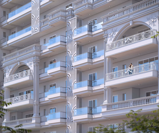 VVIP New Launch Flats in Raj Nagar Extension Near Madhuban Bapudham building render
